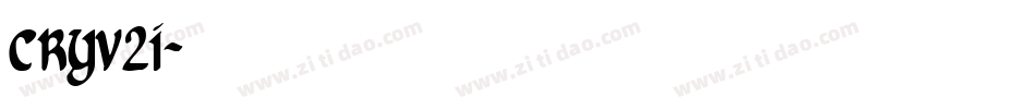 Cryv2i字体转换
