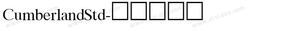 CumberlandStd字体转换