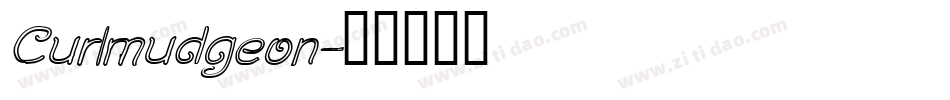 Curlmudgeon字体转换