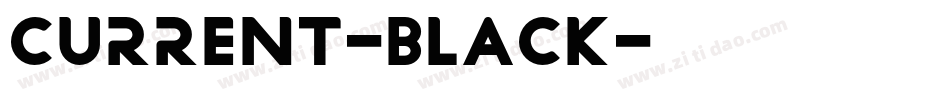 Current-Black字体转换