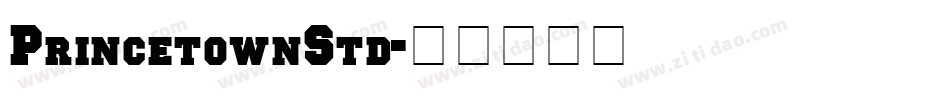 PrincetownStd字体转换