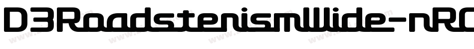 D3RoadsterismWide-nR0R字体转换