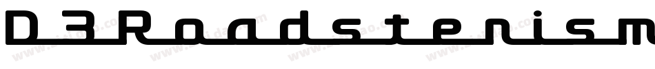 D3RoadsterismL字体转换