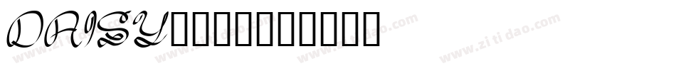 DAISY___1字体转换