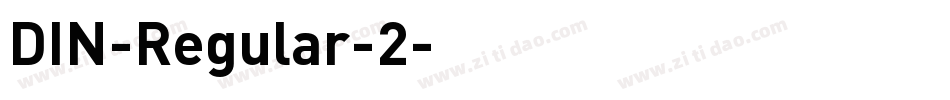 DIN-Regular-2字体转换