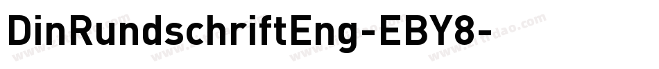 DinRundschriftEng-EBY8字体转换