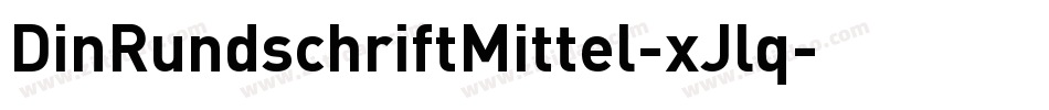 DinRundschriftMittel-xJlq字体转换