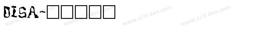 DISA字体转换