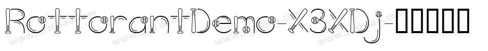 RottorantDemo-X3XDj字体转换