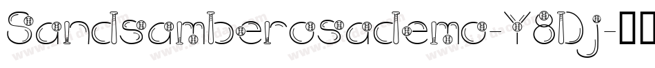 Sandsamberosademo-Y8Dj字体转换