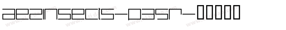 Aezinsects-p35R字体转换