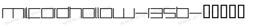MilfordHollow-r35B字体转换