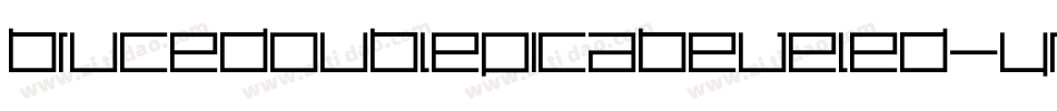 Brucedoublepicabeveled-ym45字体转换