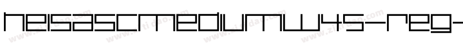 HeiSASCMediumW45-Reg字体转换
