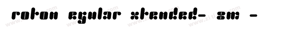 ProtonRegularExtended-D8mD字体转换
