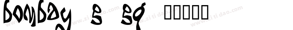 Bombay-g0gq字体转换