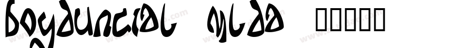 Boyduncial-mlDa字体转换