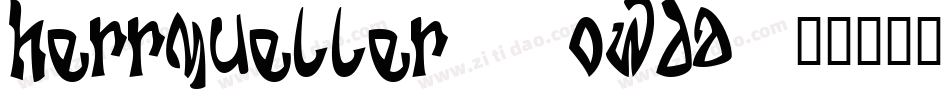 HerrMueller2-owDa字体转换
