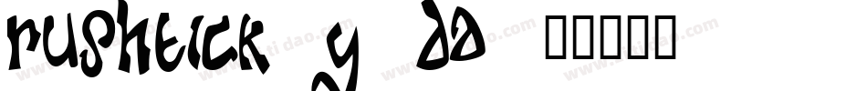 Rushtick-Y6Da字体转换