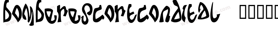 bomberescortcondital字体转换