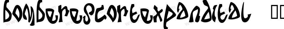 bomberescortexpandital字体转换