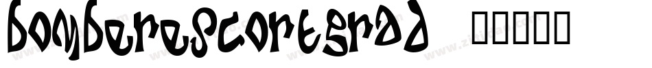 bomberescortgrad字体转换