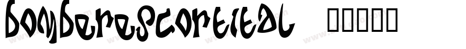 bomberescortital字体转换