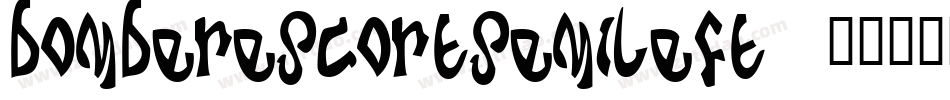 bomberescortsemileft字体转换