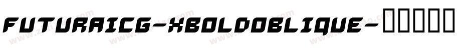 FuturaICG-XBoldOblique字体转换