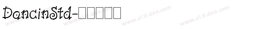 DancinStd字体转换