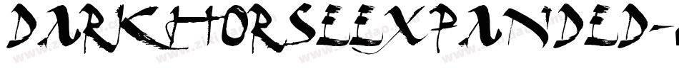 DarkHorseExpanded-2Am3字体转换