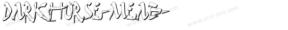 DarkHorse-MeaB字体转换