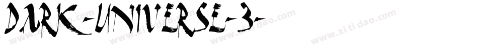 Dark-Universe-3字体转换