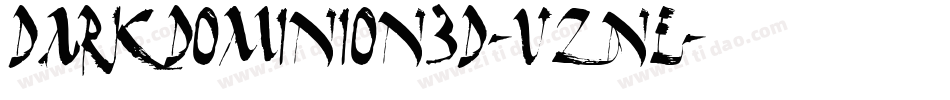 DarkDominion3D-vznE字体转换