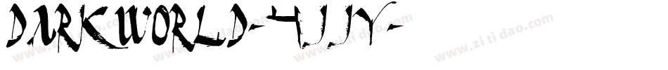 DarkWorld-4jJY字体转换