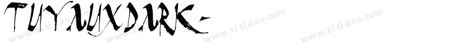 TuyauxDark字体转换