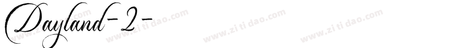 Dayland-2字体转换
