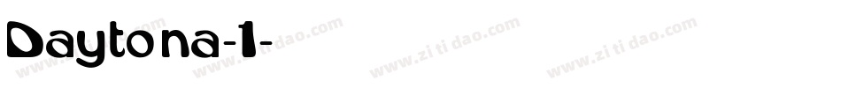Daytona-1字体转换