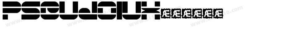 Pseudolux字体转换