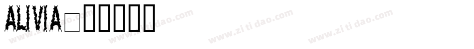 alivia字体转换