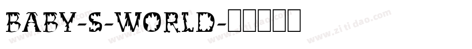 Baby-s-World字体转换