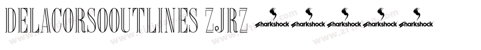 DelacorsoOutlines-Zjrz字体转换
