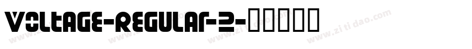 Voltage-Regular-2字体转换