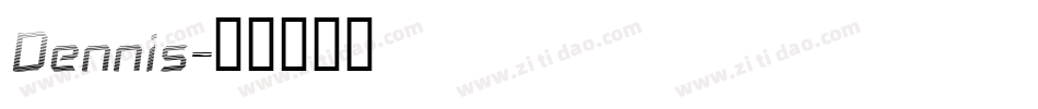 Dennis字体转换