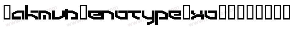 LakmusFenotype-xo3K字体转换