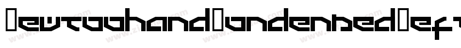 MewtoohandCondensedLeftalic-n3K4字体转换
