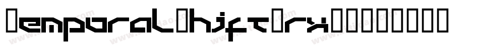 TemporalShift-rx3K字体转换