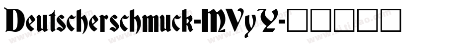 Deutscherschmuck-MVyY字体转换