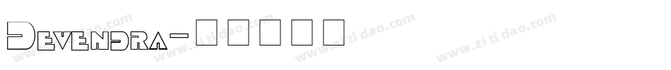 Devendra字体转换