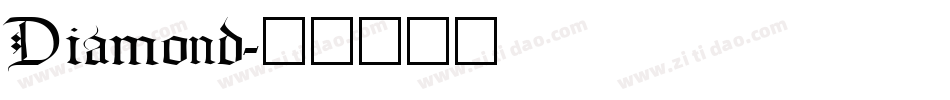 Diamond字体转换